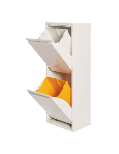 ARMARIO METALICO RECICLAJE 2 BLANCO
