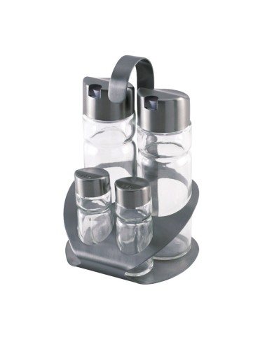 ACEITERA ACERO INOX. 4 PZ. SABOR MONIX