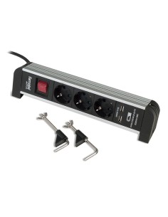 BASE ENCHUFE MULTIPLE 3 TOMAS C/USB
