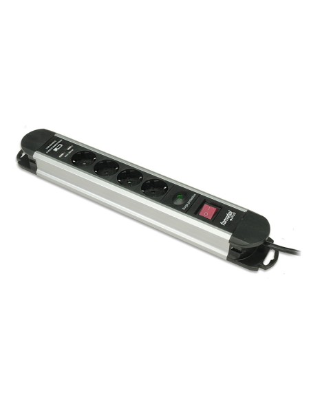 BASE ENCHUFE MULTIPLE 4 TOMAS C/USB