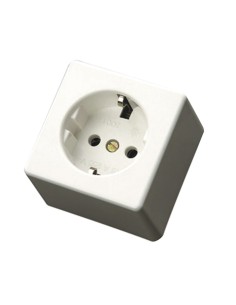BASE ENCHUFE SUPERFICIE CUADRADA
