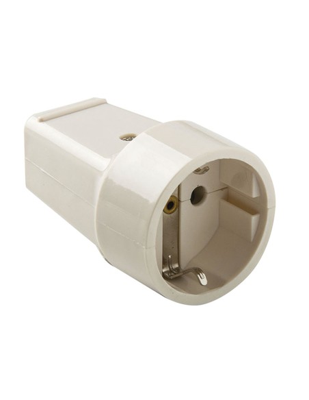 BASE MOVIL TT 10A - 250V BLANCO DUOLEC