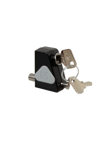 BLOQUEADOR APER. VENTANA. C/LLAVE.NEGRO.