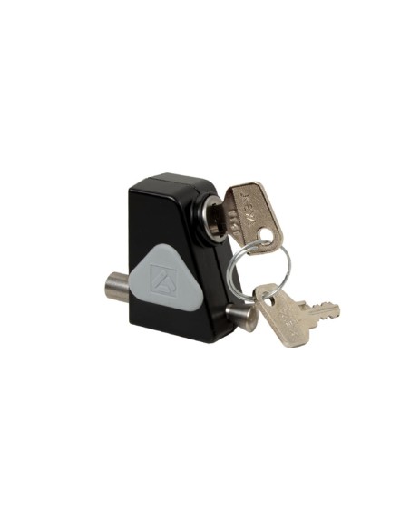 BLOQUEADOR APER. VENTANA. C/LLAVE.NEGRO.