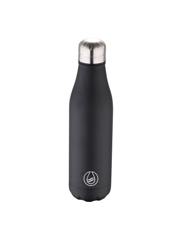 BOTELLA TERMO 500 ML.INOX. NEGRA