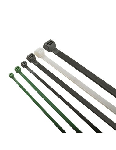 BRIDA NYLON VERDE 200X4,8 100 PZAS