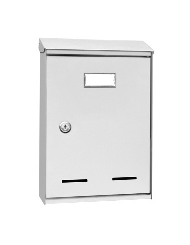 BUZON METALICO EXT. MOD. NANO. BLANCO.