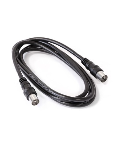 CABLE CONEXION ANTENA / TV 2,5 M. NEGRO