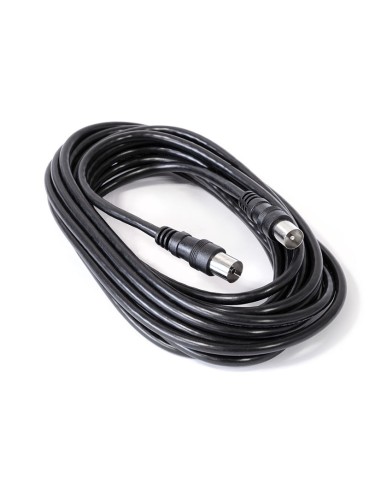 CABLE CONEXION ANTENA / TV 5 M. NEGRO