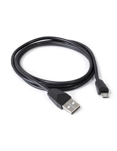 CABLE CONEXION USB - MICRO USB 1M. NEGRO