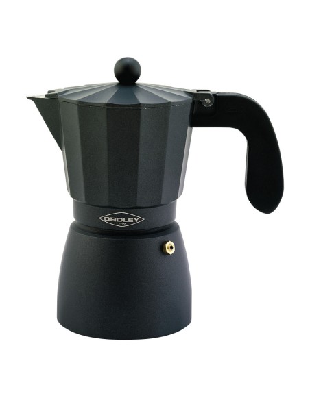 CAFETERA OROLEY 3 TAZAS TOUAREG NEGRA