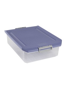 CAJA MULTIUSOS BAJO CAMA 32L.AZUL