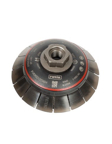 CEPILLO CONICO ACERO 100X0,50