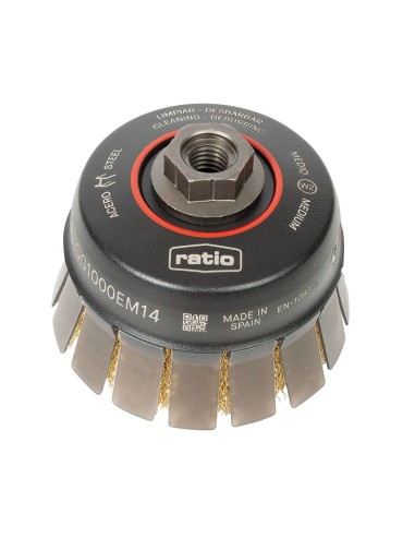 CEPILLO TAZA ACERO LATONADO 100X0,30
