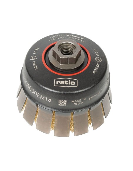 CEPILLO TAZA ACERO LATONADO 100X0,30