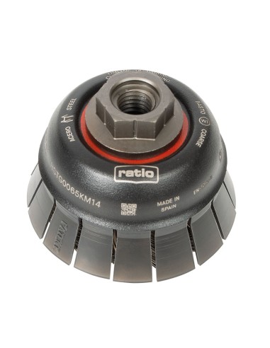 CEPILLO TAZA ACERO RETORCIDO 65X0,50