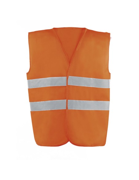 CHALECO ALTA VISIBILIDAD C/ NARANJA T/L