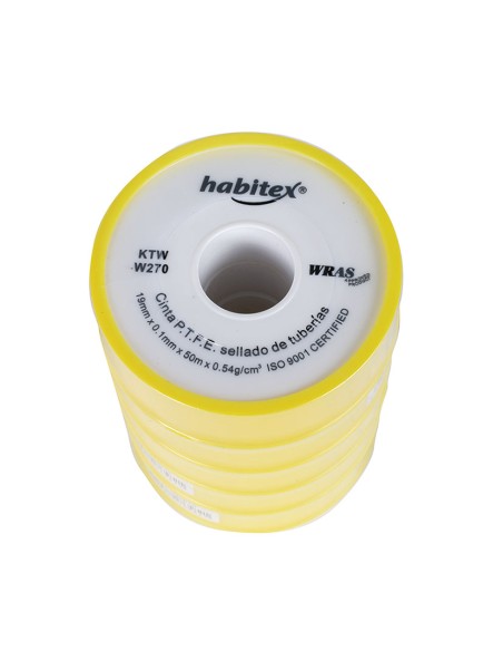 CINTA  PTFE PARA JUNTAS 19MMX50M.