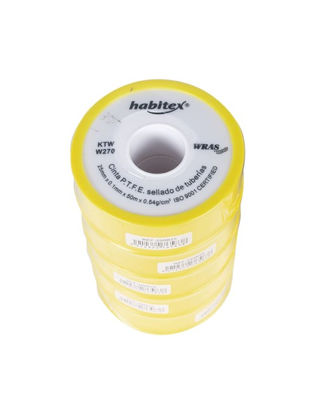 CINTA  PTFE PARA JUNTAS 25MMX50M.
