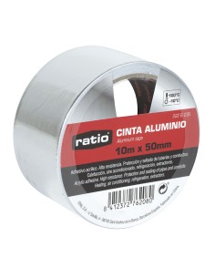 CINTA ADHESIVA DE ALUMINIO 50MMX10M