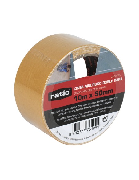 CINTA DOBLE CARA 50 MM X 10 M