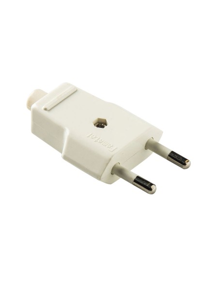 CLAVIJA 10A - 250V BLANCO DUOLEC