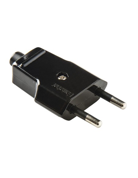 CLAVIJA 10A - 250V NEGRO DUOLEC