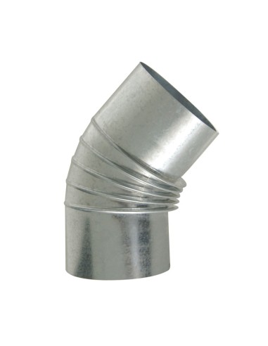 CODO 45º RIZADO ESTUFA GALV. Ø110 MM.