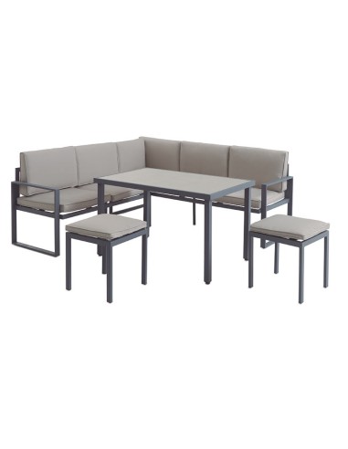 CONJUNTO ALU.RINCONERO+MESA ALTA