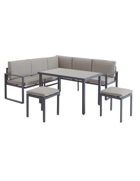 CONJUNTO ALU.RINCONERO+MESA ALTA