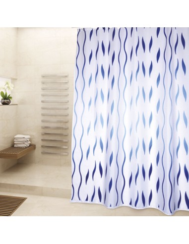 CORTINA BAÑO POLIEST.180X200 SVENTIES AZ