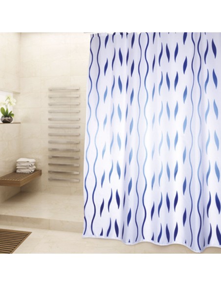 CORTINA BAÑO POLIEST.180X200 SVENTIES AZ
