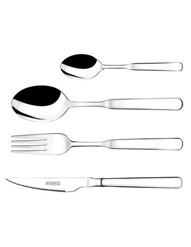 CUBIERTOS ACERO INOX MILAN ESTUCHE 24 PZ