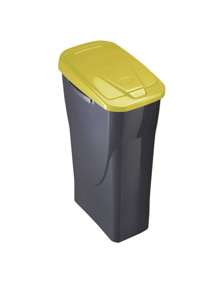 CUBO ECOBIN 15L. CON TAPA AMARILLA
