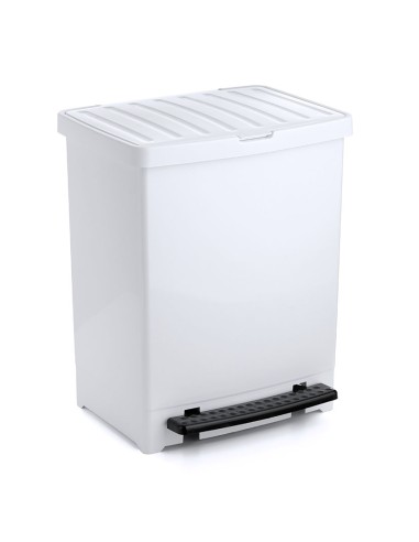 CUBO PEDAL BLANCO 25L. TATAY