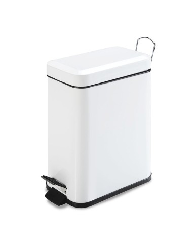 CUBO PEDAL BLANCO 5 L. RECTANG. HABITEX