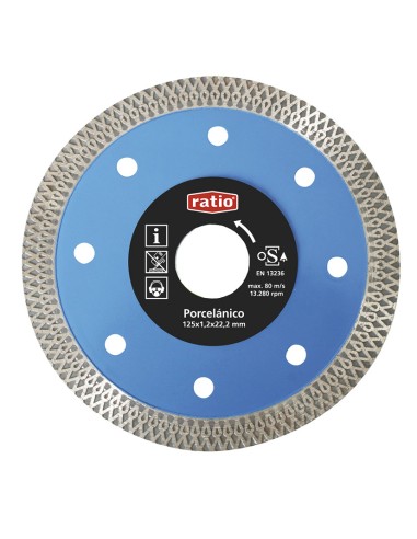 DISCO TURBO PORCELANICO 115X1,2MM.RATIO