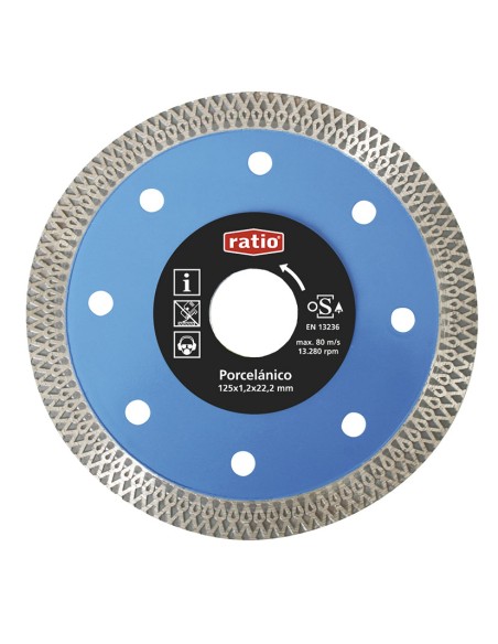 DISCO TURBO PORCELANICO 115X1,2MM.RATIO