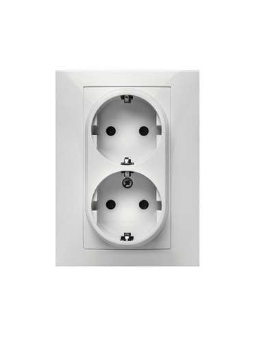 DOBLE ENCHUFE HABITAT 15 16A-250V BLANCO