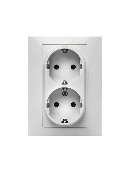 DOBLE ENCHUFE HABITAT 15 16A-250V BLANCO