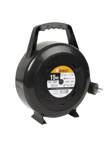 ENROLLACABLE DOMESTICO 15 M MAX. 3000 W