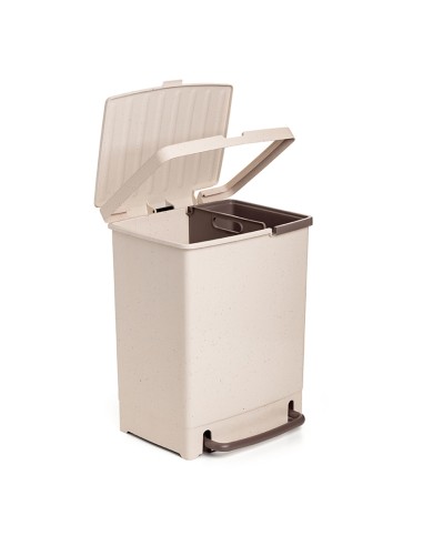 CUBO RECICLAJE 17 L + 8 L. ECOHOME TATAY