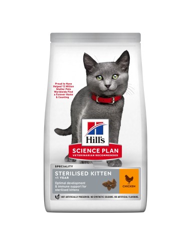 Hills Science Plan Feline Sterilised Kitten Pollo