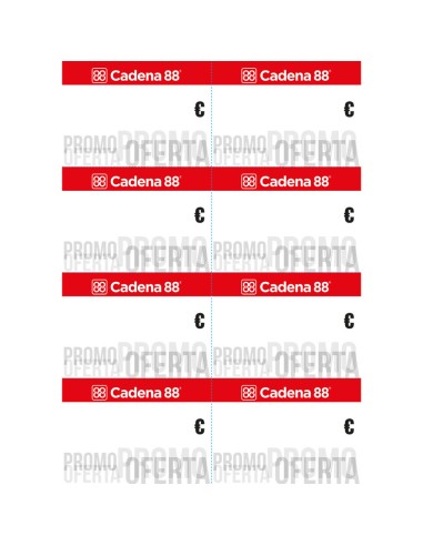 ETIQUETAS PROMO-ESCA C88 100X70 100 HOJA