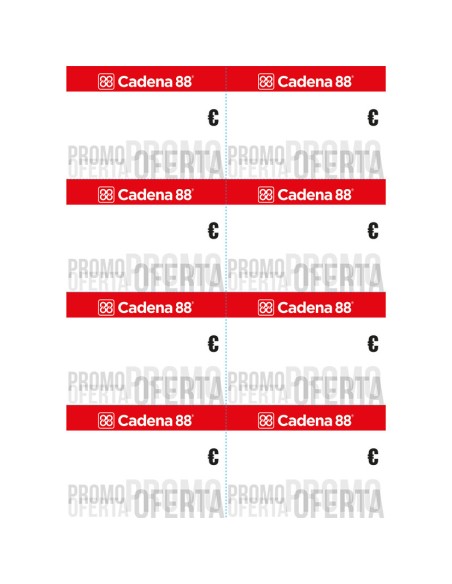ETIQUETAS PROMO-ESCA C88 100X70 100 HOJA