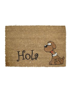 FELPUDO COCO DESIGN 40X60 CM. PERRO HOLA