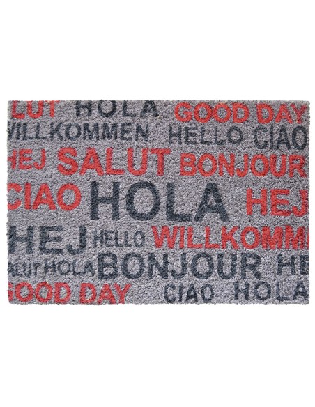 FELPUDO COCO FUN SALUDOS 40X60CM.