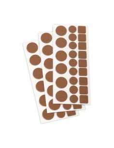 FIELTRO ADHES MARRON. MULTIFORMA 72 PZAS