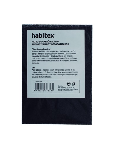 FILTRO CARBON ACT. DESHUMI.H1200.HABITEX