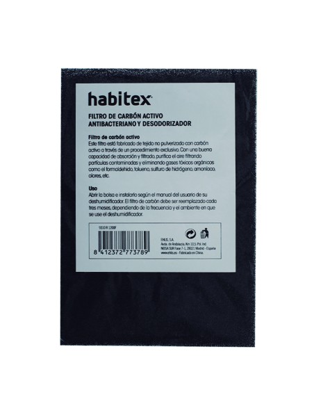 FILTRO CARBON ACT. DESHUMI.H1200.HABITEX